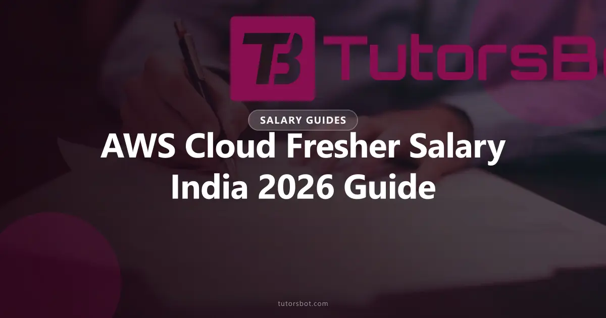 AWS Fresher Salary India 2026: Cloud Roles & Pay