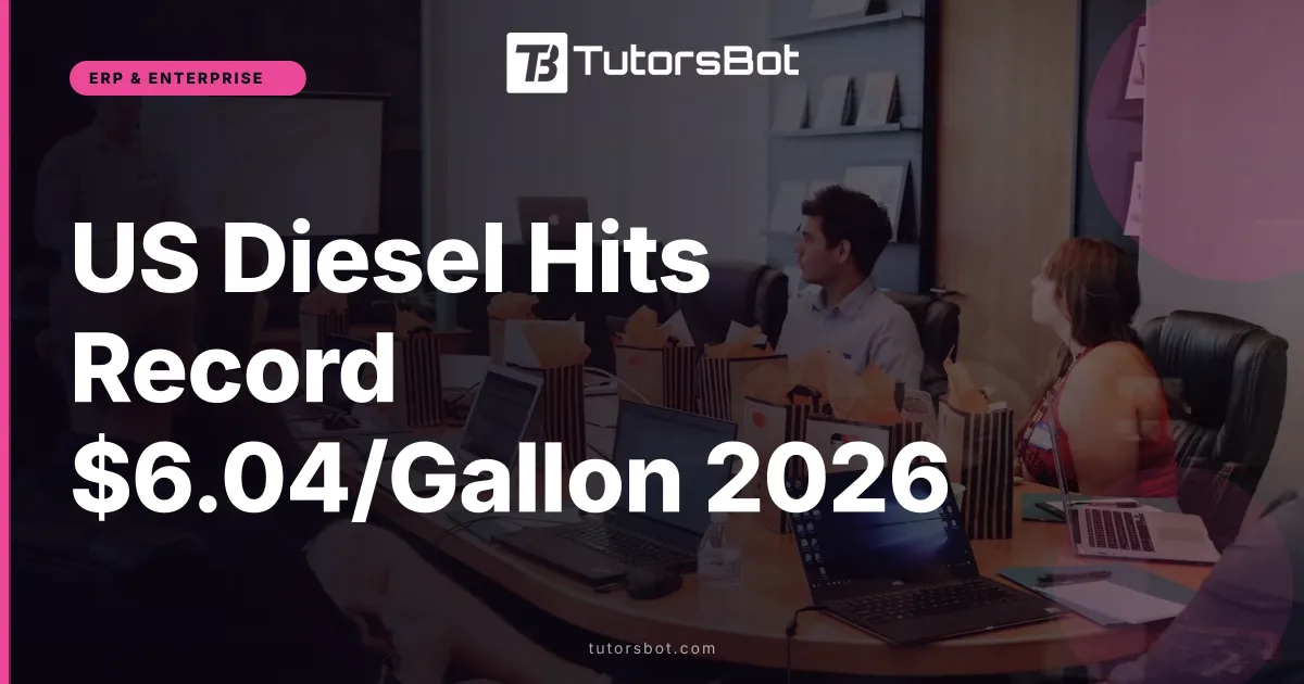 US Diesel Hits Record $6.04/Gallon 2026