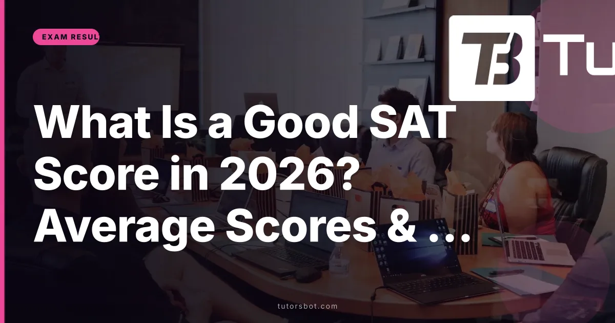 What Is a Good SAT Score in 2026? Average Scores & Percentiles