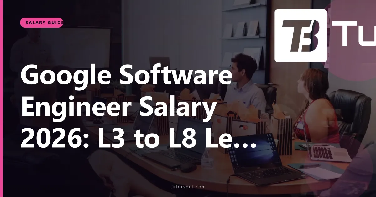 Google Software Engineer Salary 2026: L3 to L8 Levels