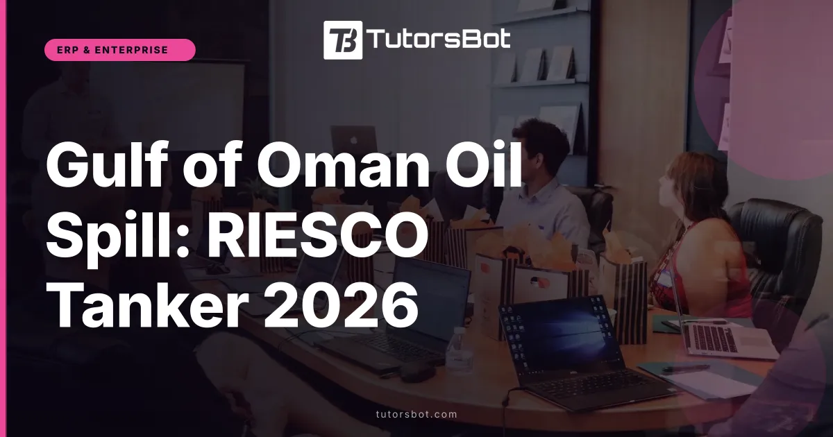 Gulf of Oman Oil Spill: RIESCO Tanker 2026