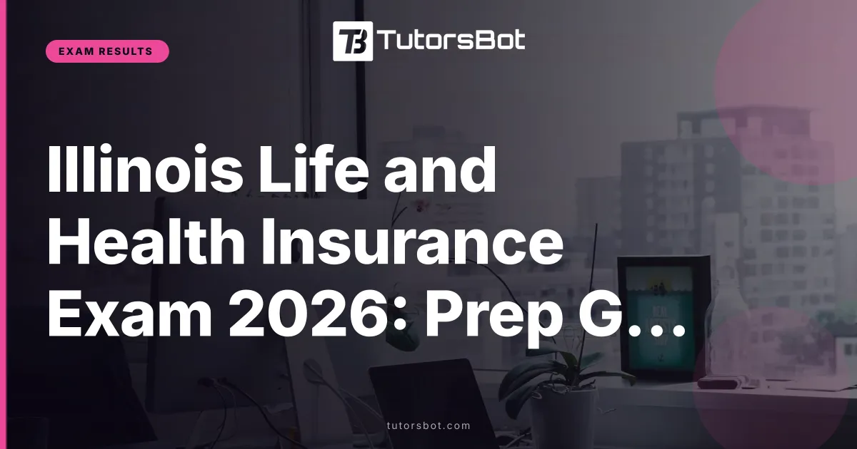 Illinois Life and Health Insurance Exam 2026: Prep Guide