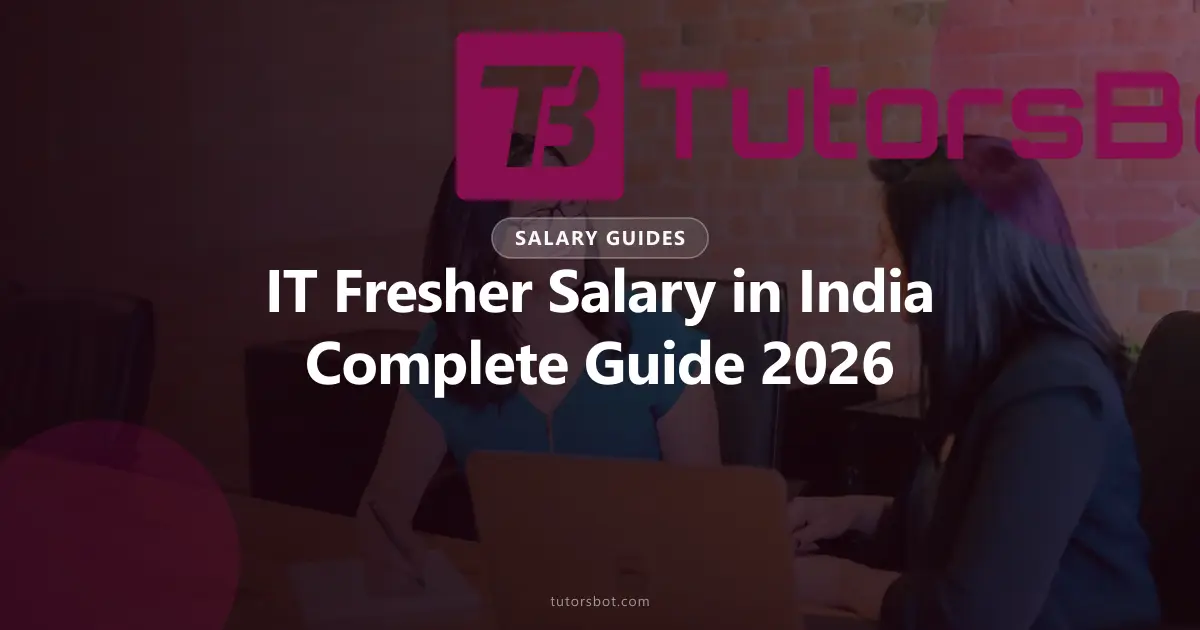 IT Fresher Salary India 2026: Company-Wise Breakdown
