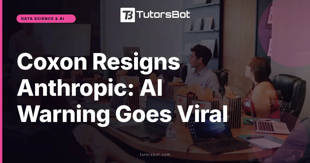 Coxon Resigns Anthropic: AI Warning Goes Viral