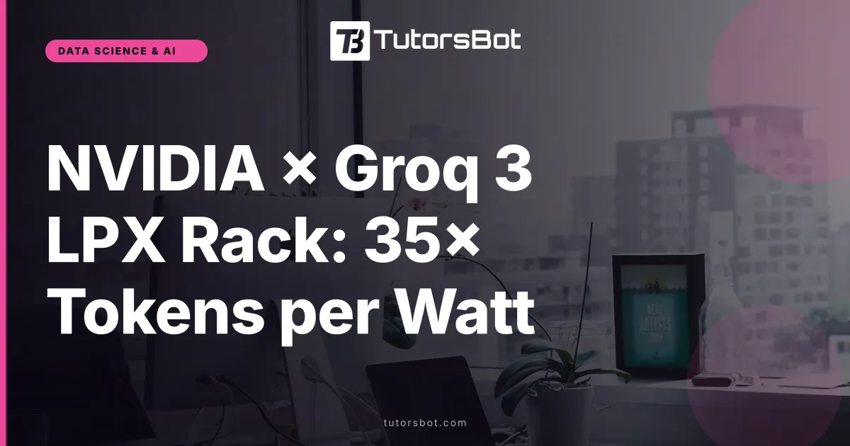 NVIDIA × Groq 3 LPX Rack: 35× Tokens per Watt