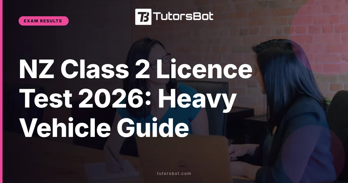 NZ Class 2 Licence Test 2026: Heavy Vehicle Guide
