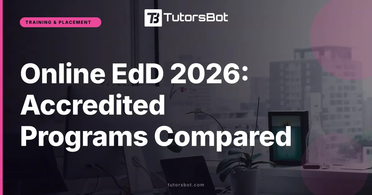 Online EdD 2026: Accredited Programs Compared