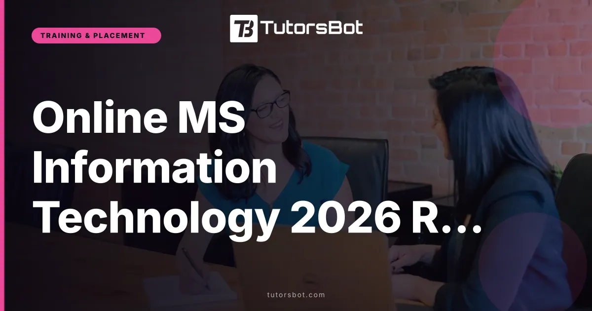 Online MS Information Technology 2026 Ranked
