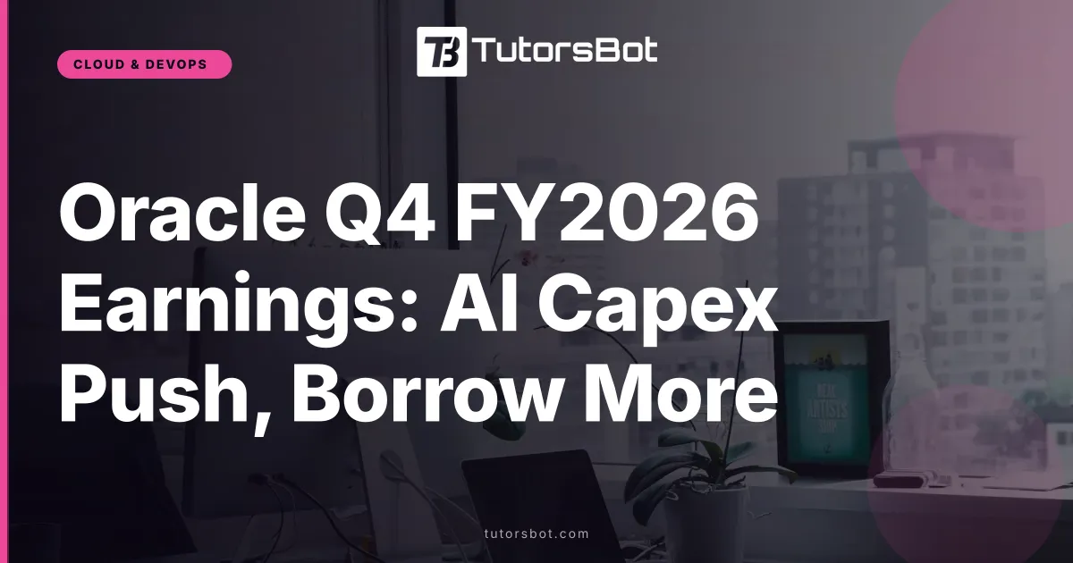 Oracle Q4 FY2026 Earnings: AI Capex Push, Borrow More