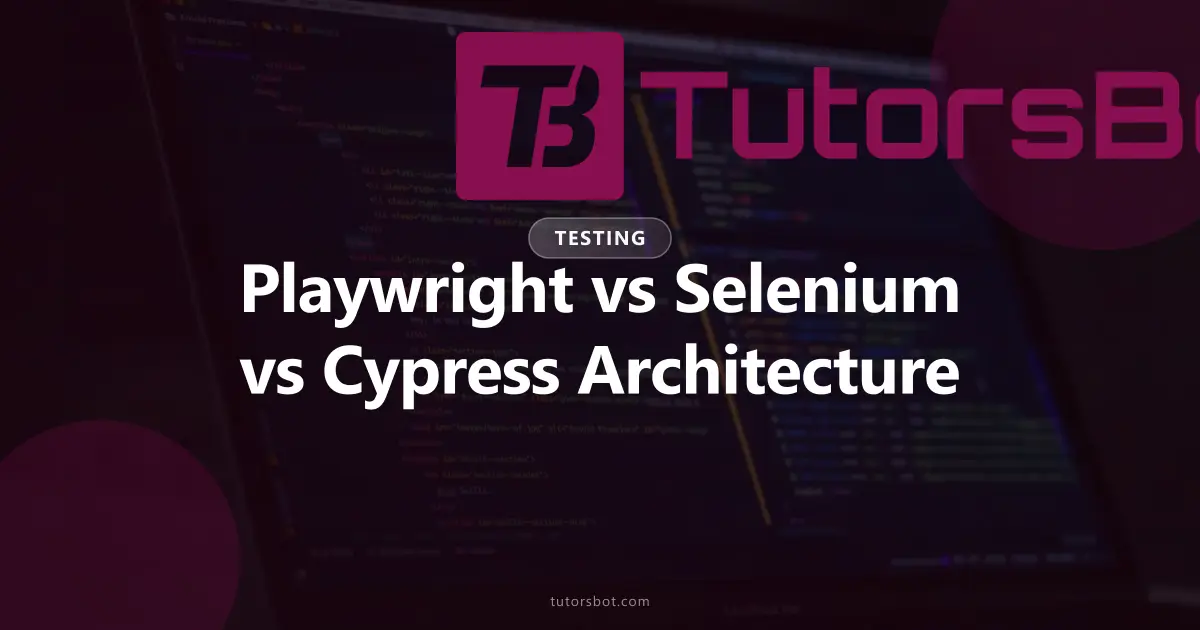 Playwright vs Selenium vs Cypress: Architecture (2026)