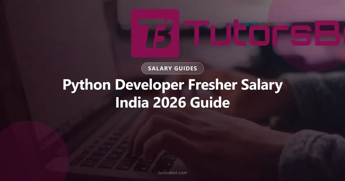 Python Developer Fresher Salary India 2026: Pay Guide