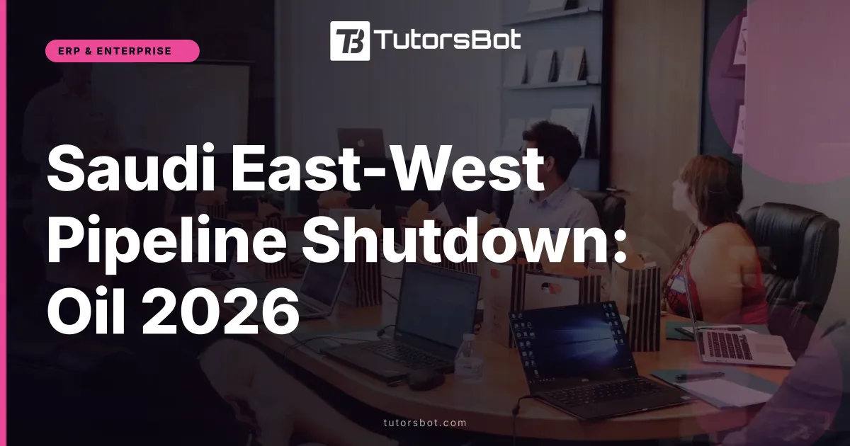 Saudi East-West Pipeline Shutdown: Oil 2026