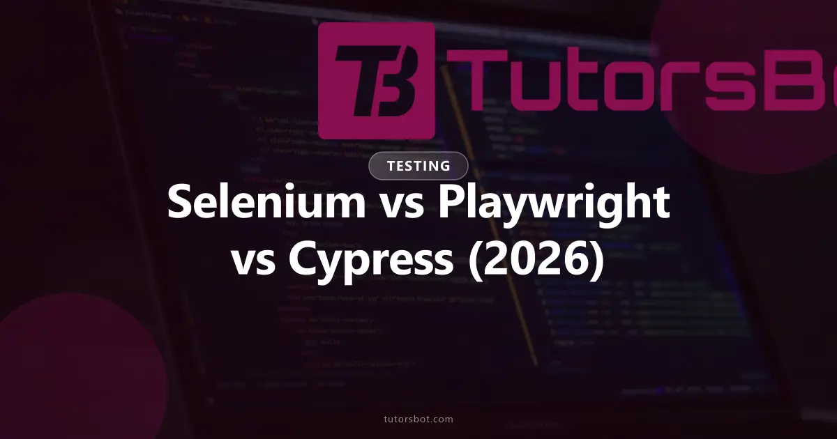Selenium vs Playwright vs Cypress: Which to Choose in 2026?