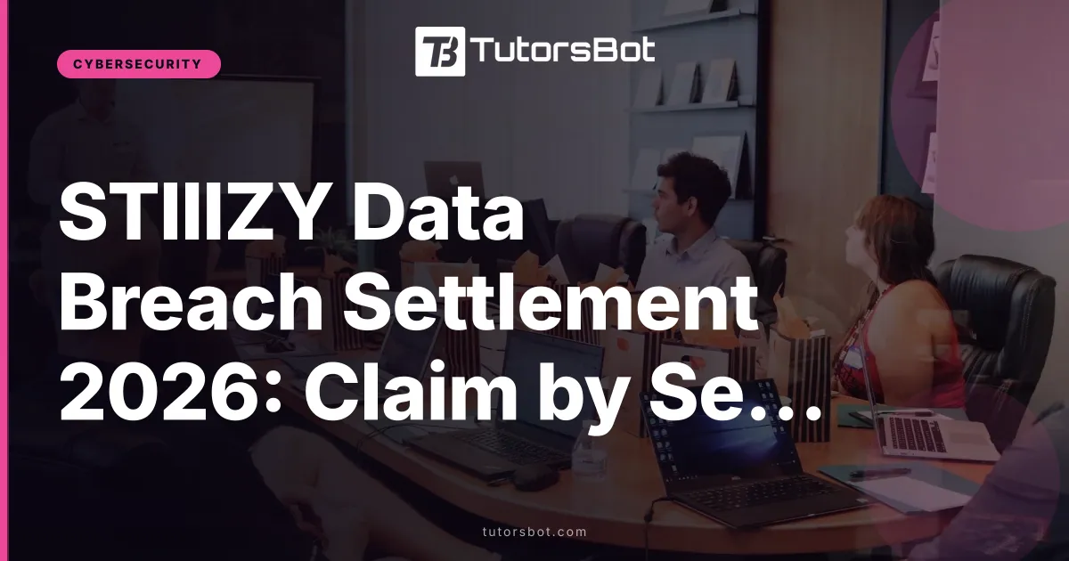 STIIIZY Data Breach Settlement 2026: Claim by Sep 10