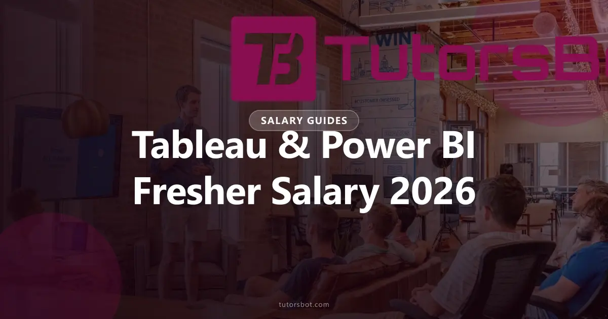 Tableau & Power BI Fresher Salary 2026: BI Pay Scale
