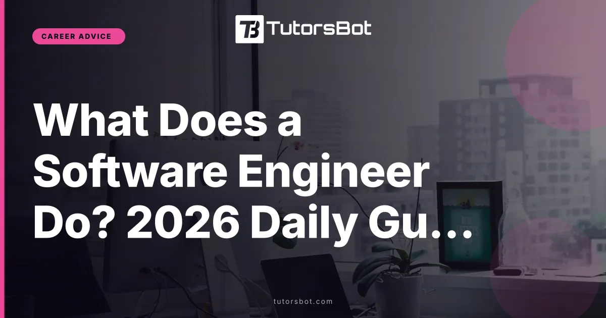 What Does a Software Engineer Do? 2026 Daily Guide