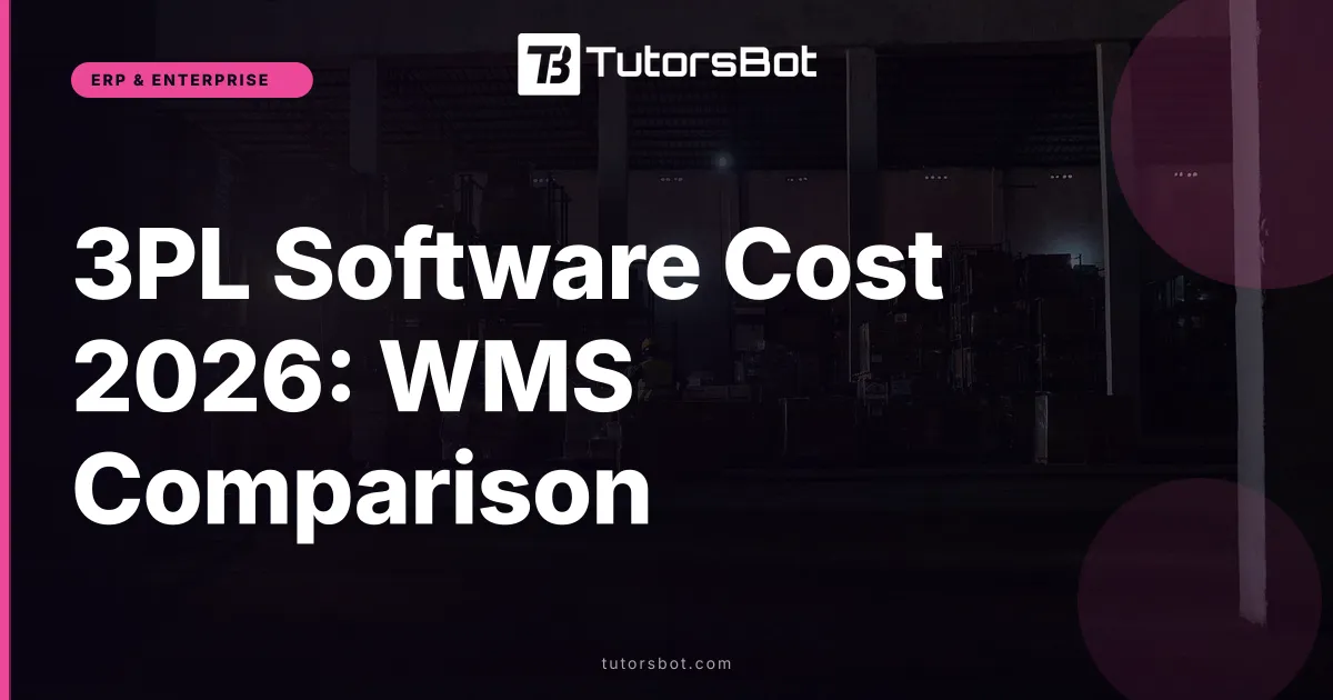 3PL Software Cost 2026: WMS Comparison