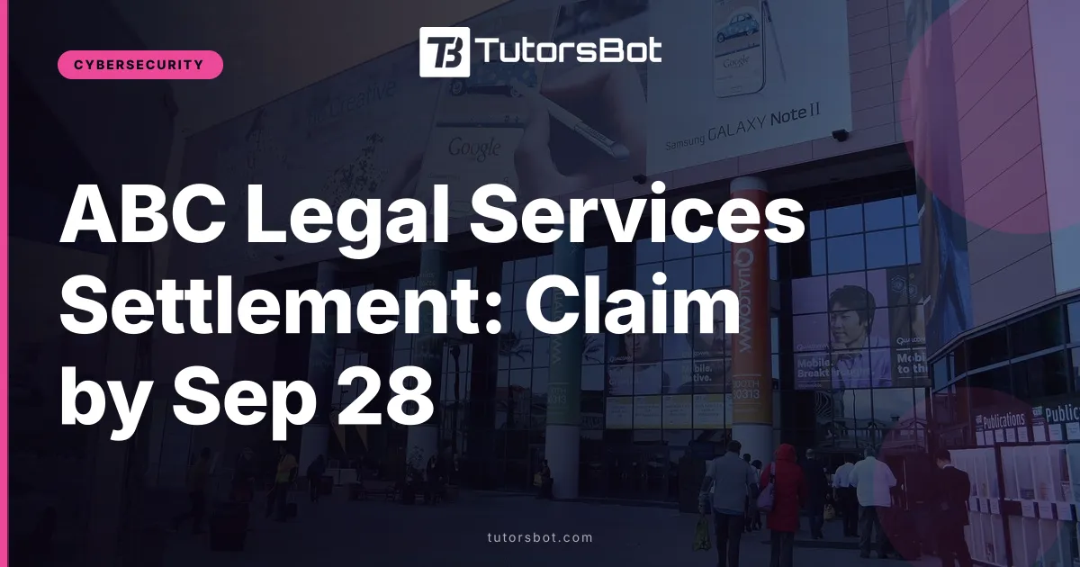 ABC Legal Services Settlement: Claim by Sep 28