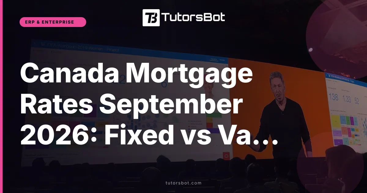 Canada Mortgage Rates September 2026: Fixed vs Variable