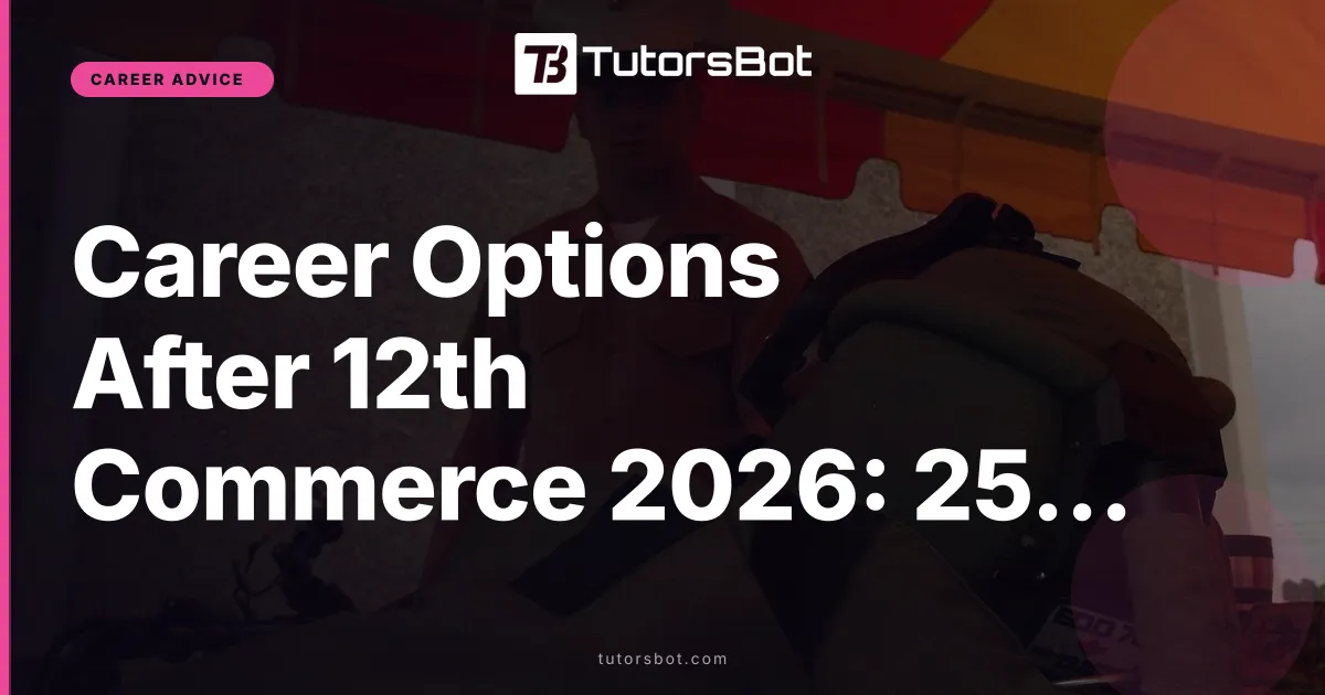 Career Options After 12th Commerce 2026: 25 Paths