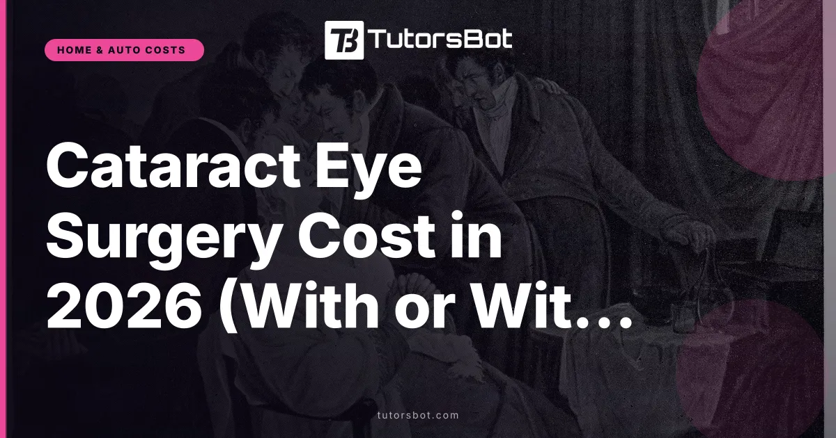 Cataract Eye Surgery Cost in 2026 (With or Without Insurance)