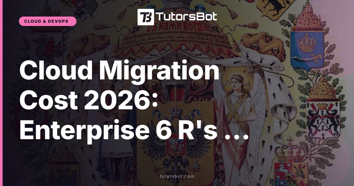 Cloud Migration Cost 2026: Enterprise 6 R's Guide