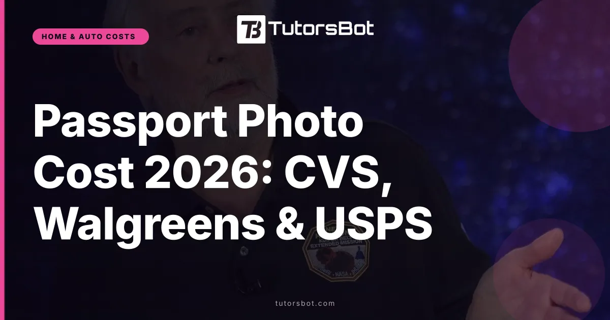 Passport Photo Cost 2026: CVS, Walgreens & USPS