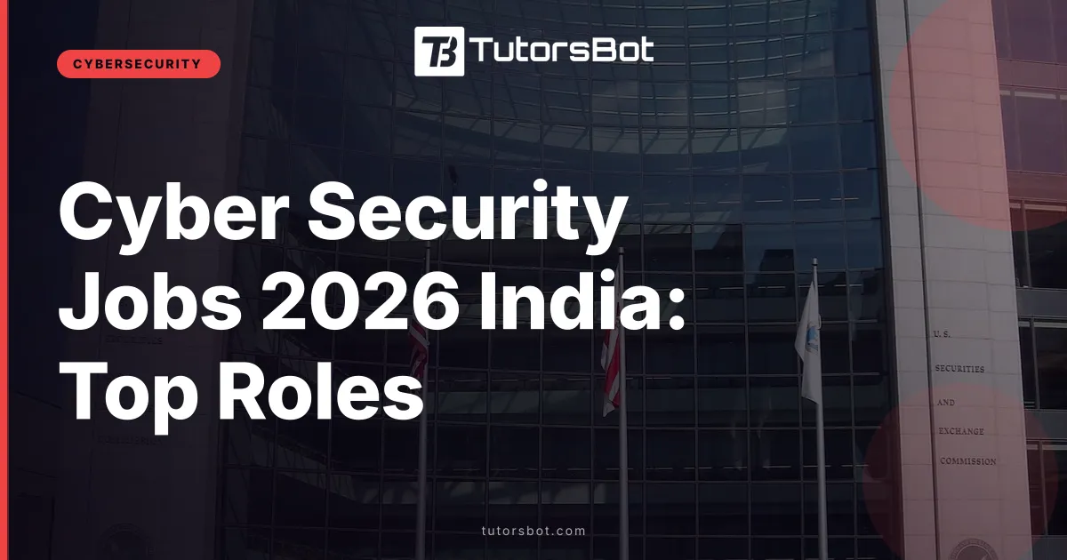 Cyber Security Jobs 2026 India: Top Roles