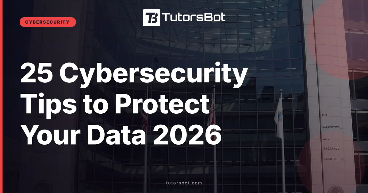 25 Cybersecurity Tips to Protect Your Data 2026