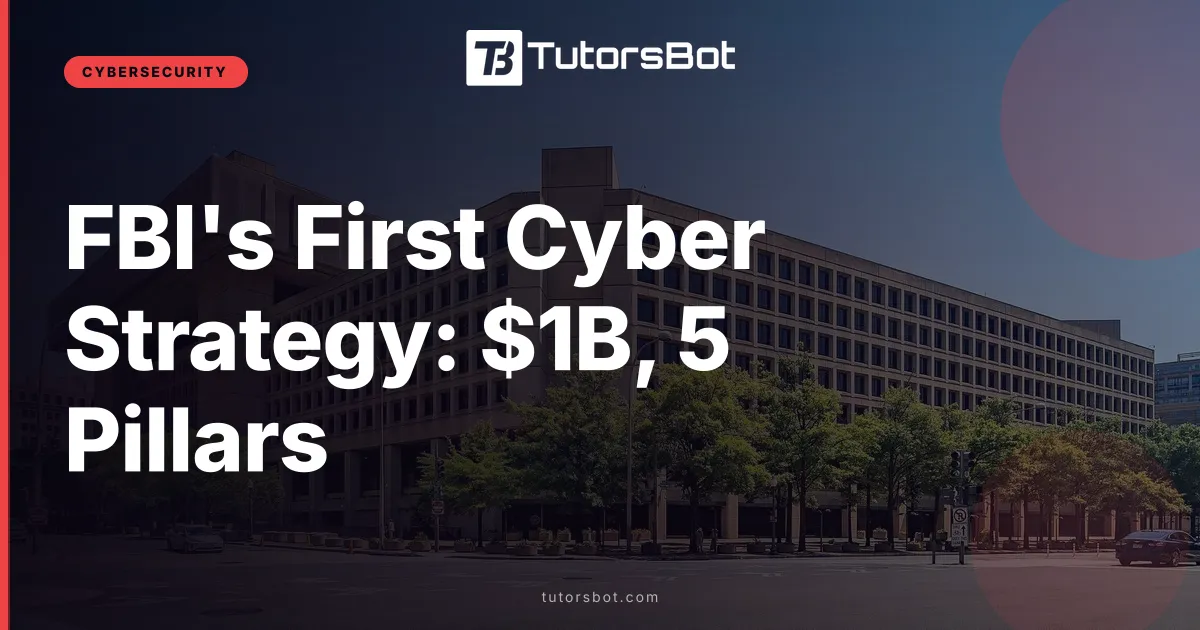 FBI's First Cyber Strategy: $1B, 5 Pillars
