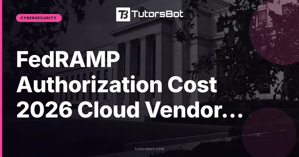 FedRAMP Authorization Cost 2026 Cloud Vendor Guide