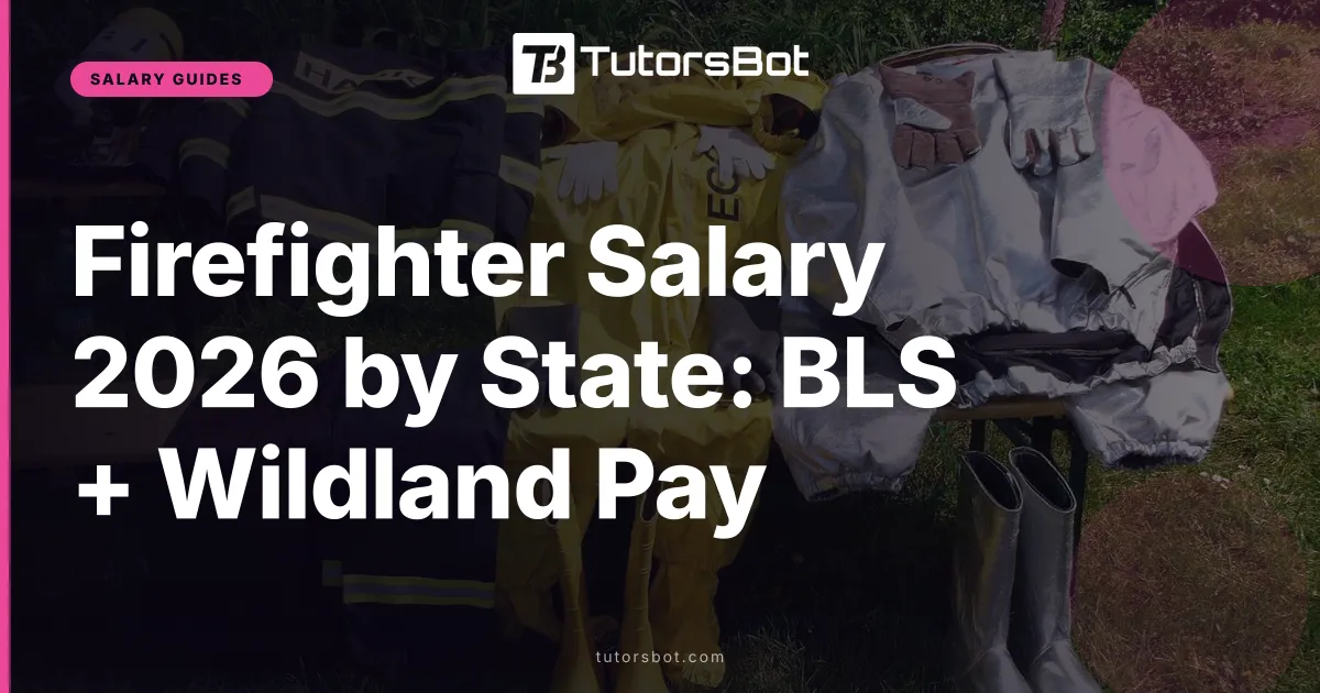 Firefighter Salary 2026 by State: BLS + Wildland Pay