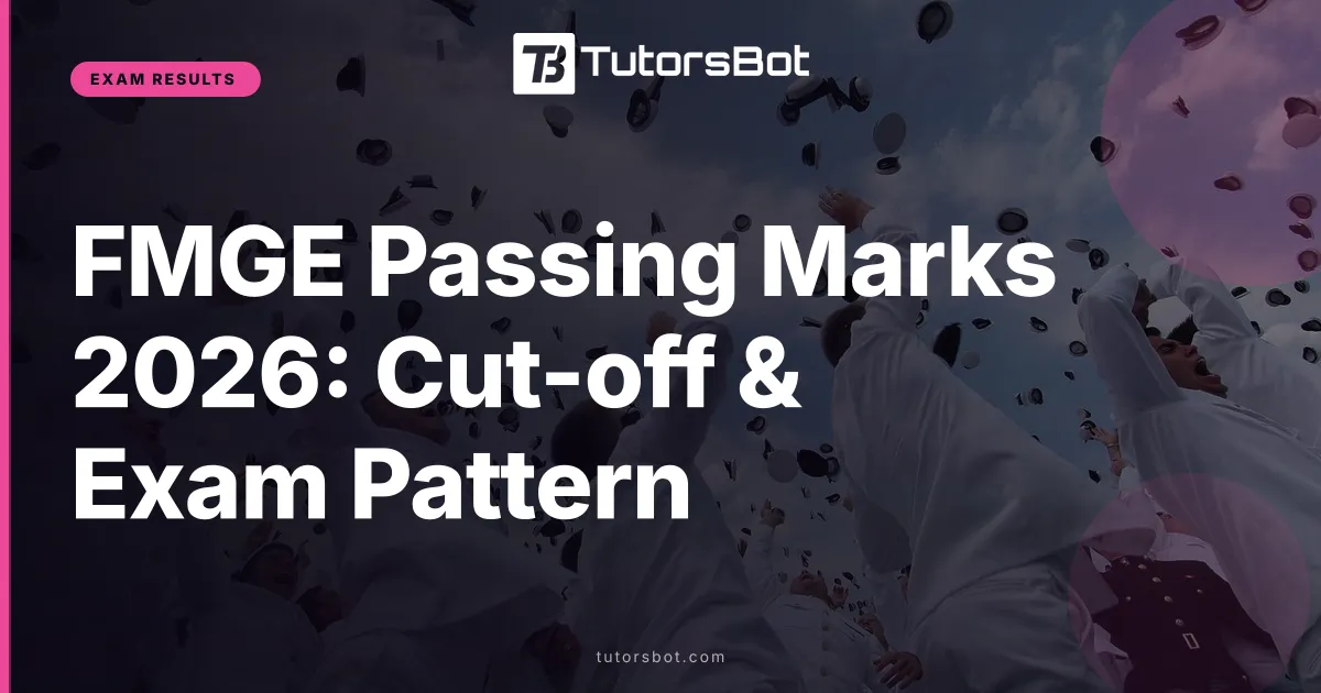 FMGE Passing Marks 2026: Cut-off & Exam Pattern