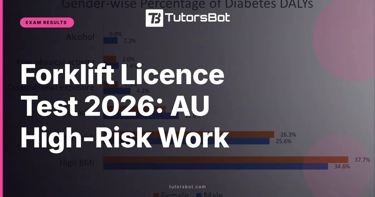 Forklift Licence Test 2026: AU High-Risk Work