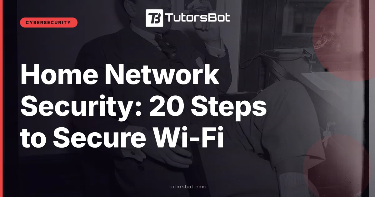 Home Network Security: 20 Steps to Secure Wi-Fi