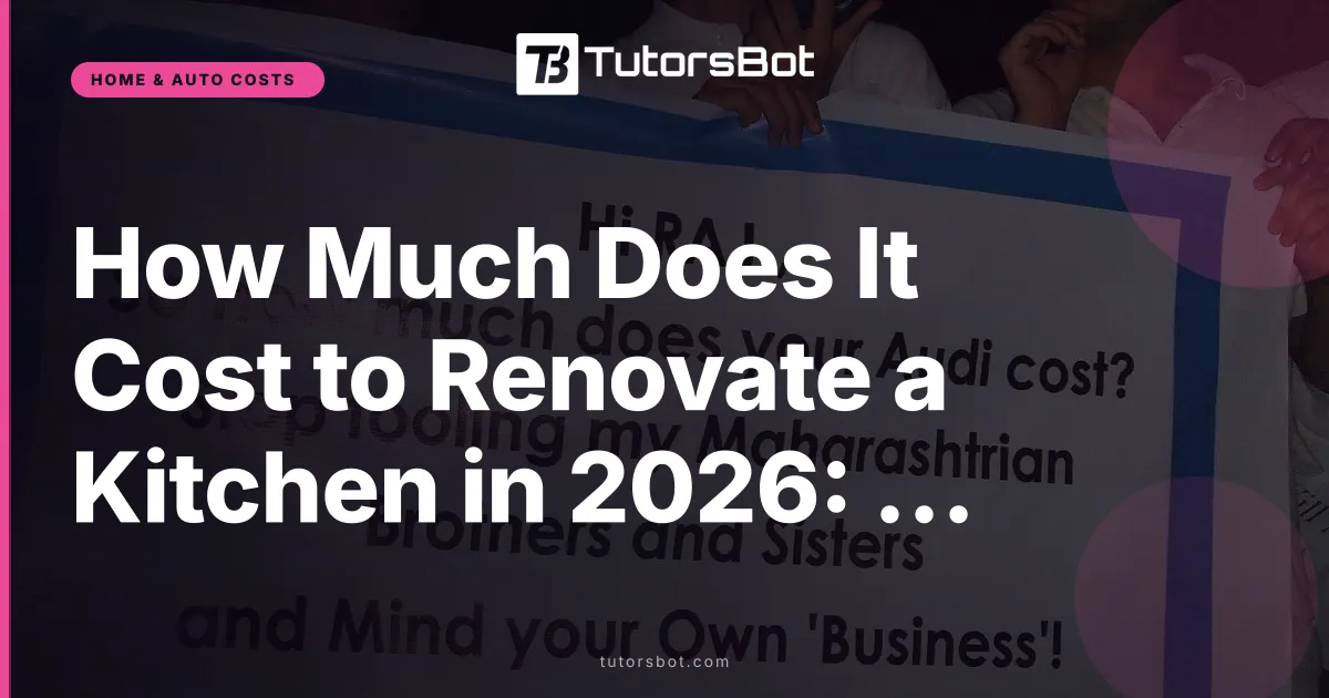 How Much Does It Cost to Renovate a Kitchen in 2026: Real Numbers