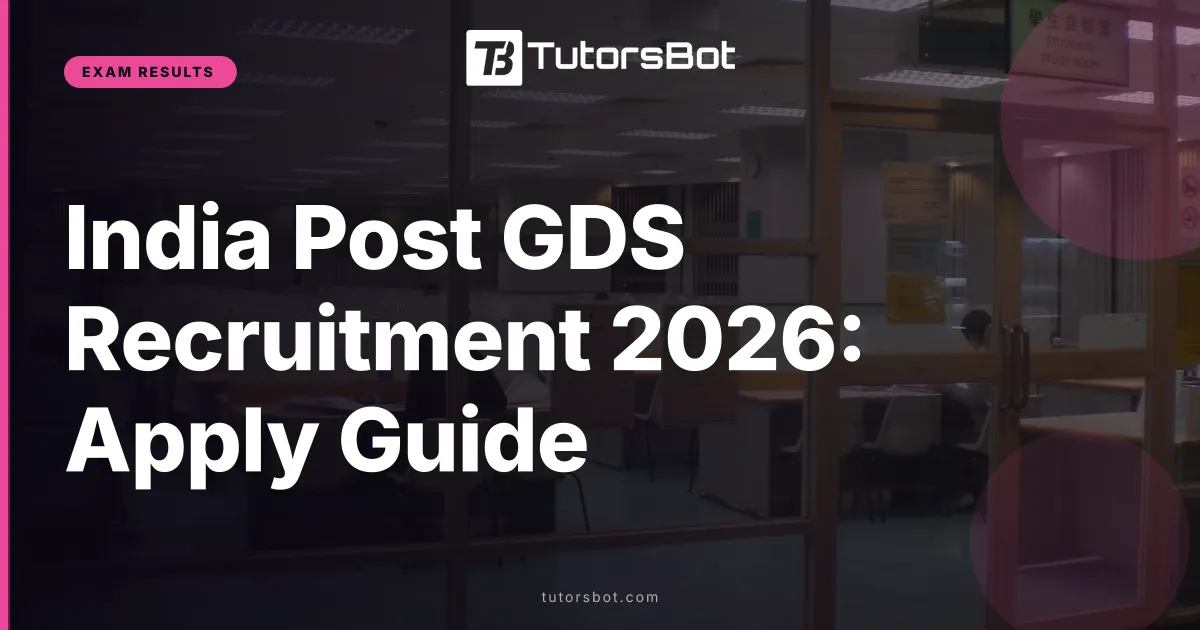India Post GDS Recruitment 2026: Apply Guide