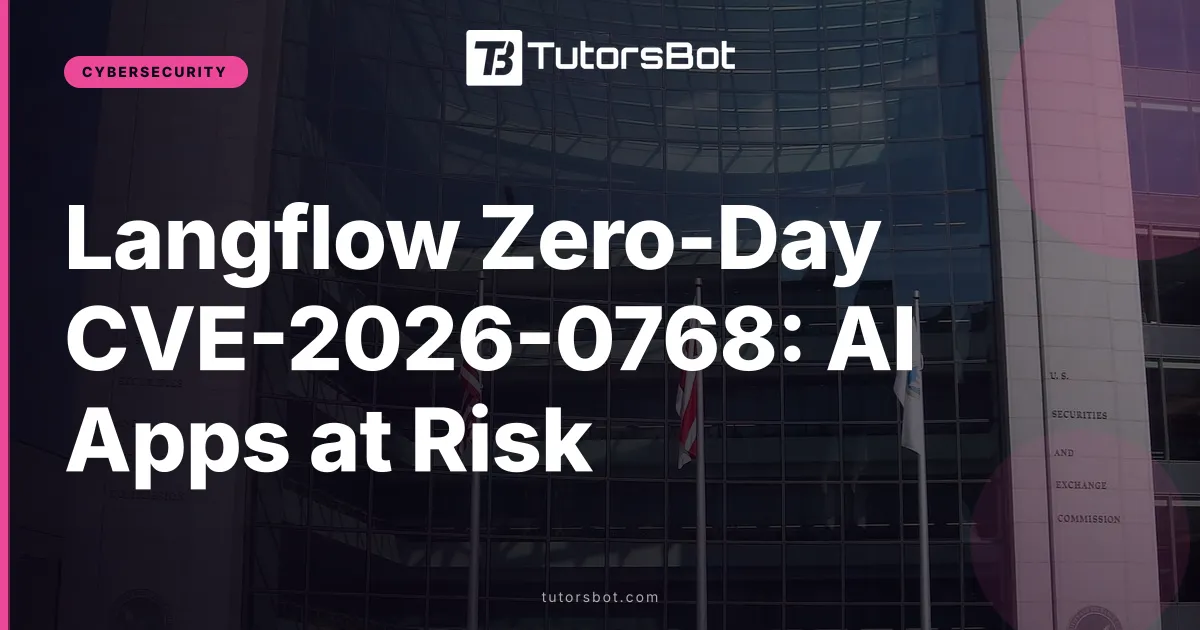 Langflow Zero-Day CVE-2026-0768: AI Apps at Risk