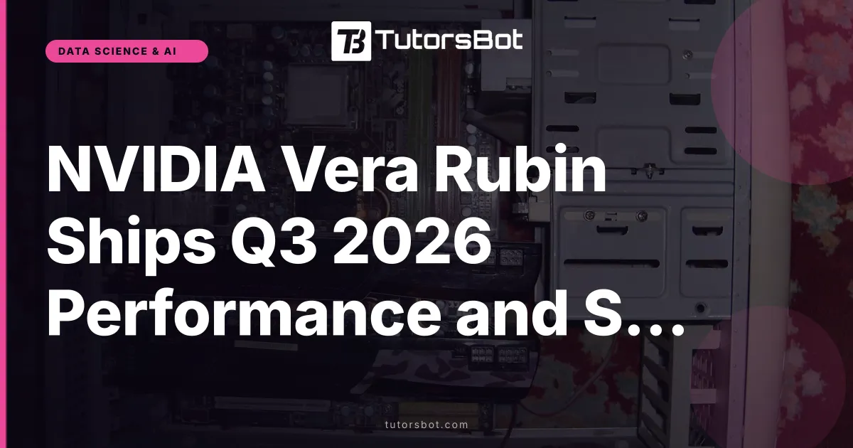 NVIDIA Vera Rubin Ships Q3 2026 Performance and Specs