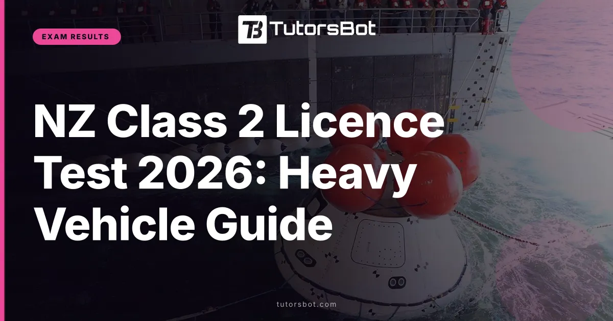 NZ Class 2 Licence Test 2026: Heavy Vehicle Guide