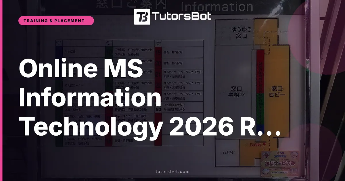 Online MS Information Technology 2026 Ranked