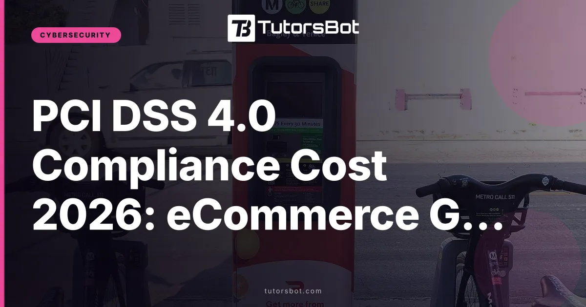 PCI DSS 4.0 Compliance Cost 2026: eCommerce Guide