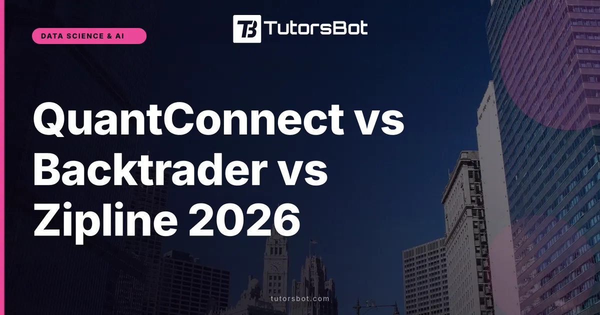 QuantConnect vs Backtrader vs Zipline 2026
