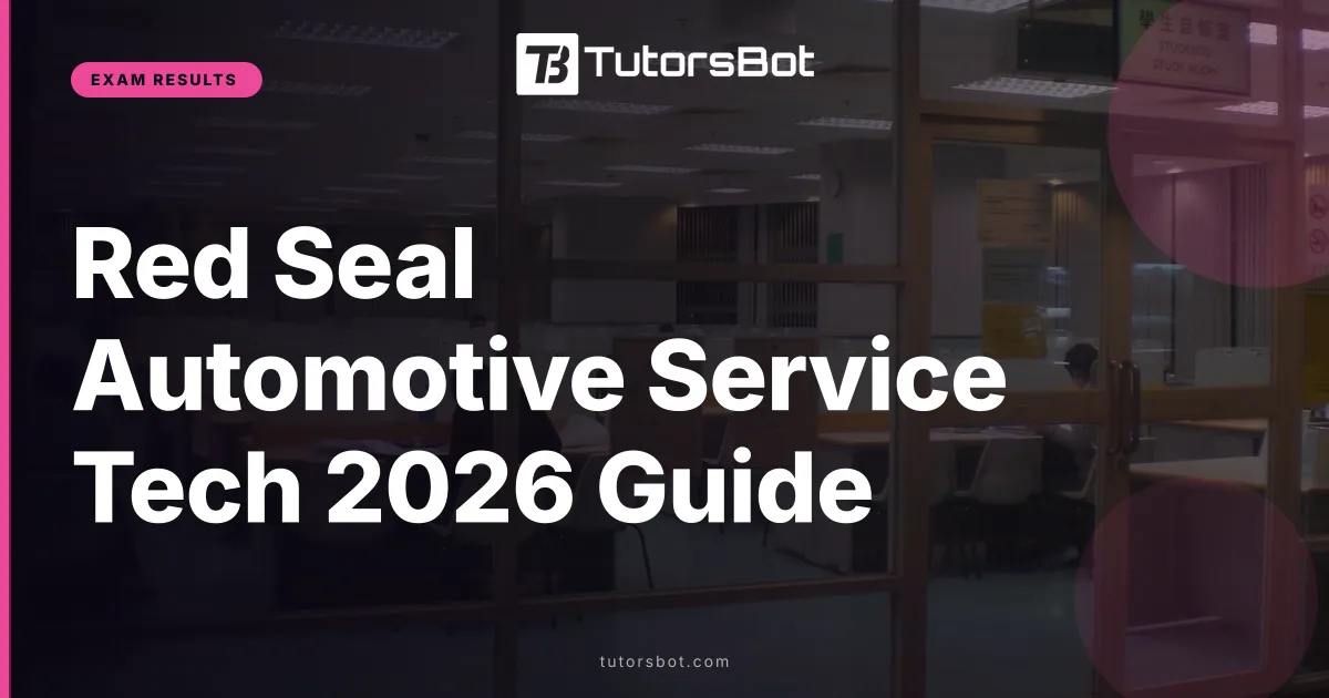 Red Seal Automotive Service Tech 2026 Guide
