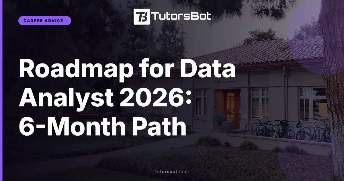 Roadmap for Data Analyst 2026: 6-Month Path