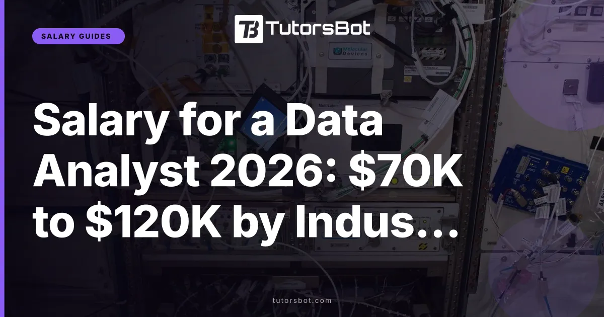 Salary for a Data Analyst 2026: $70K to $120K by Industry & State