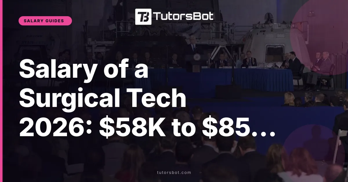 Salary of a Surgical Tech 2026: $58K to $85K National Range