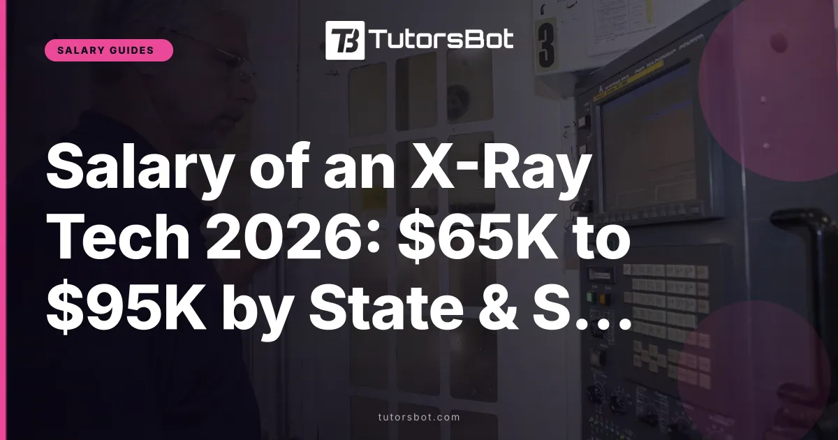 Salary of an X-Ray Tech 2026: $65K to $95K by State & Specialty