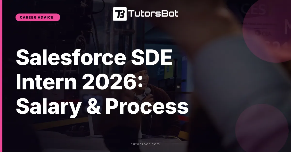 Salesforce SDE Intern 2026: Salary & Process