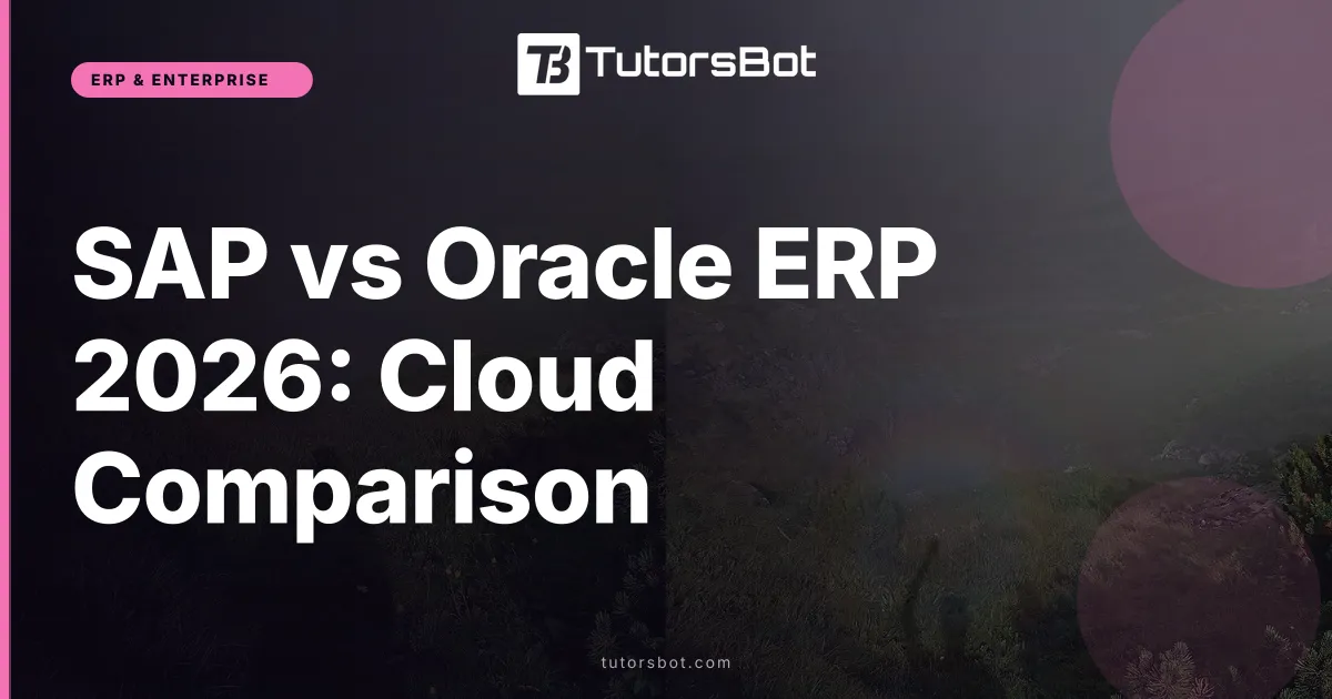 SAP vs Oracle ERP 2026: Cloud Comparison